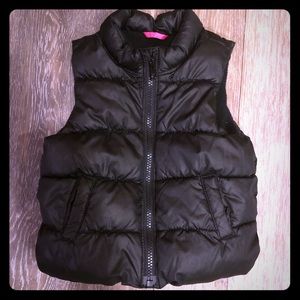 Toddler Girl Black Puffer Vest by Old Navy